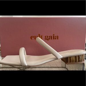 Cult Gaia • Liz Sandal • Size 8.5 • Off White • Brand New